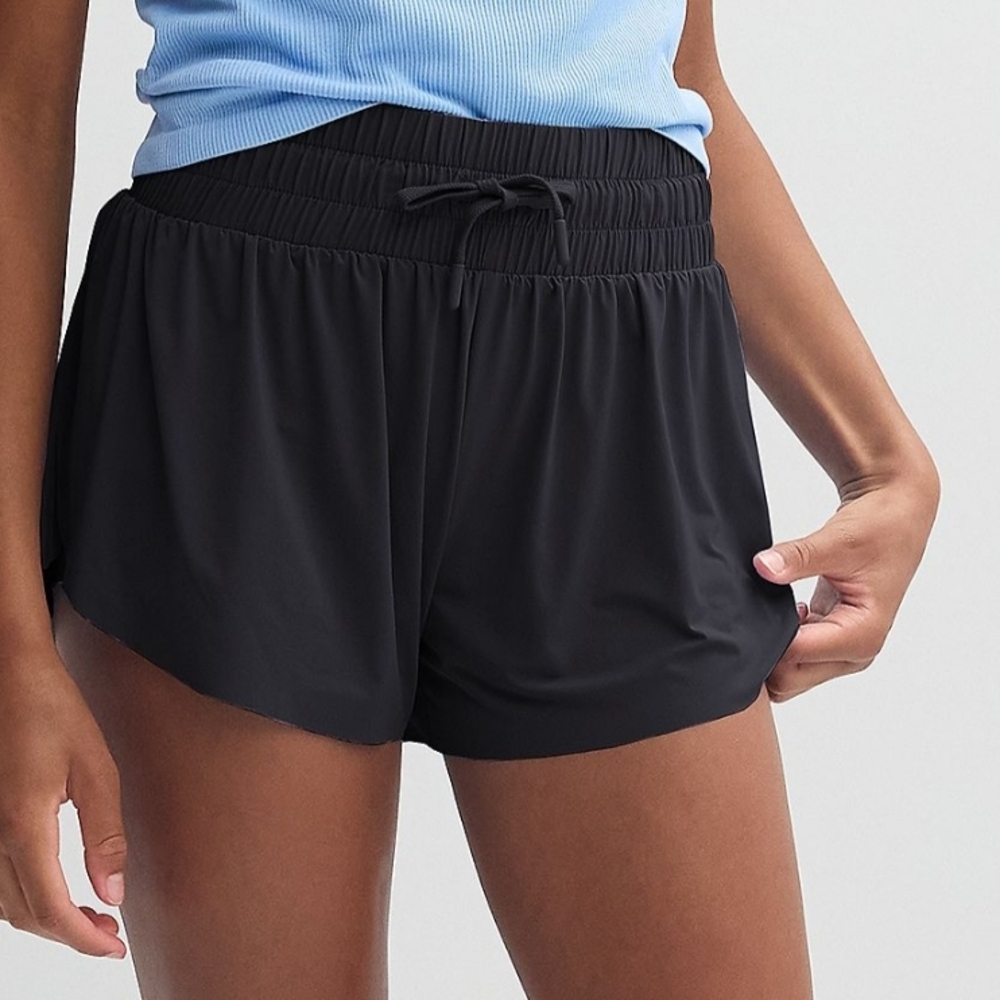 Women's Black Athletic Shorts